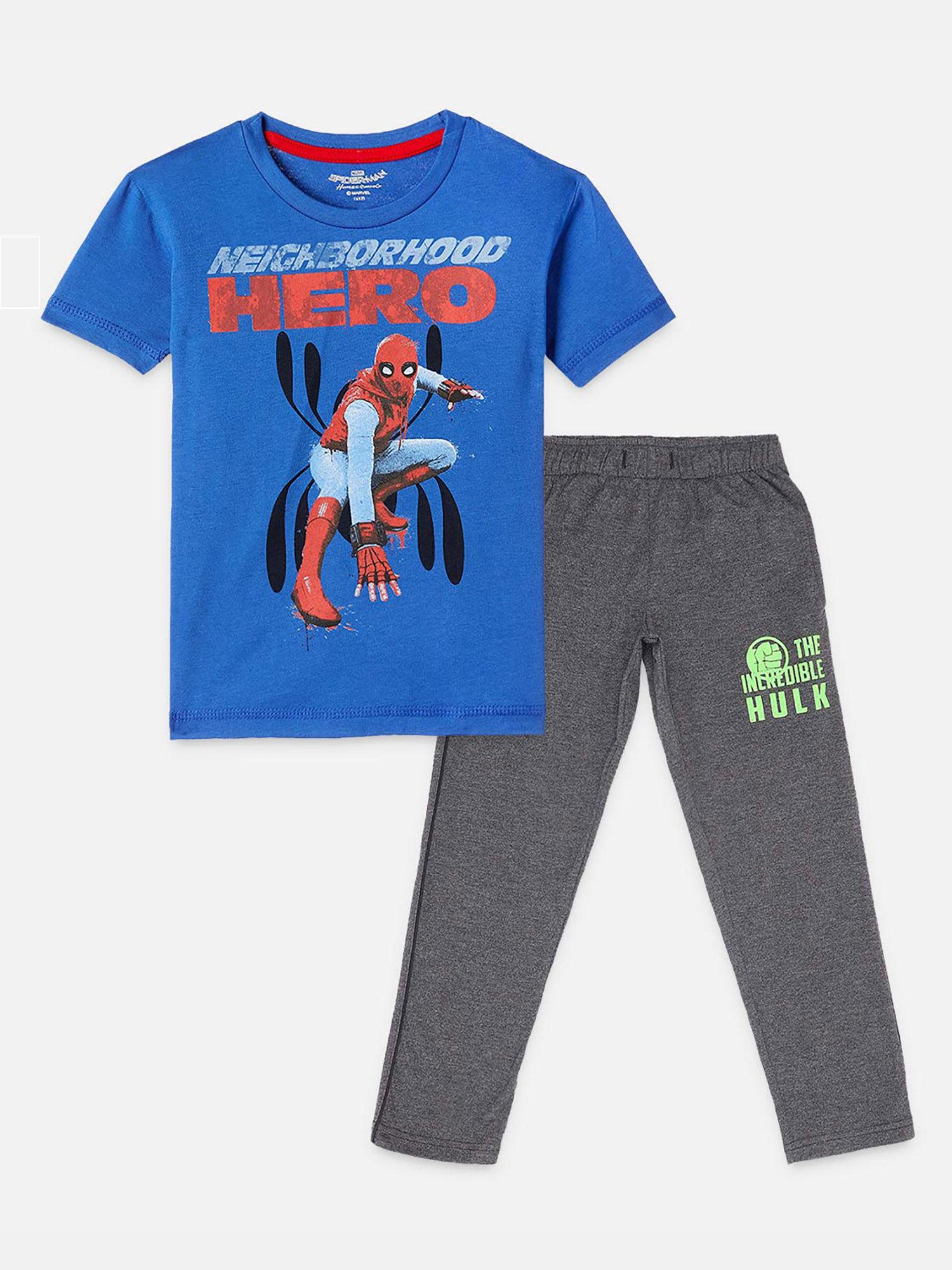 avengers featured t-shirt & pyjama (set of 2)