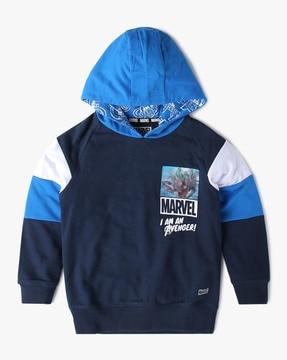 avengers print hoodie