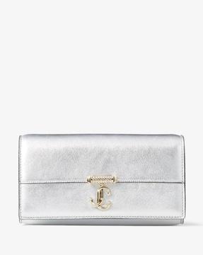 avenue medium wallet with pearl strap