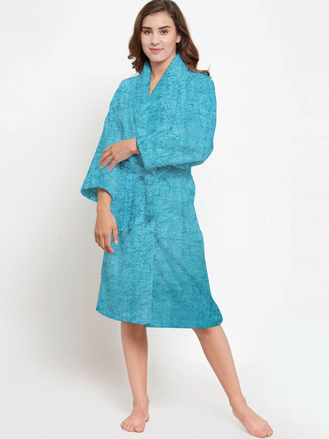 avi living solid pure cotton bathrobe