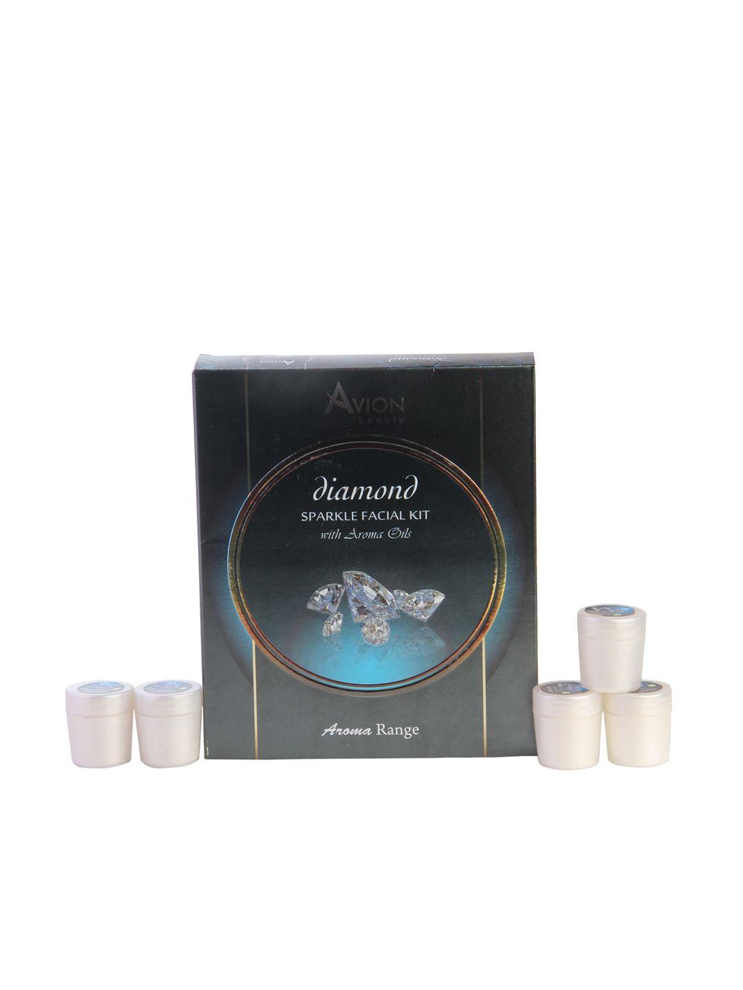 avion aroma range diamond sparkle facial kit with aroma oils - 80 g