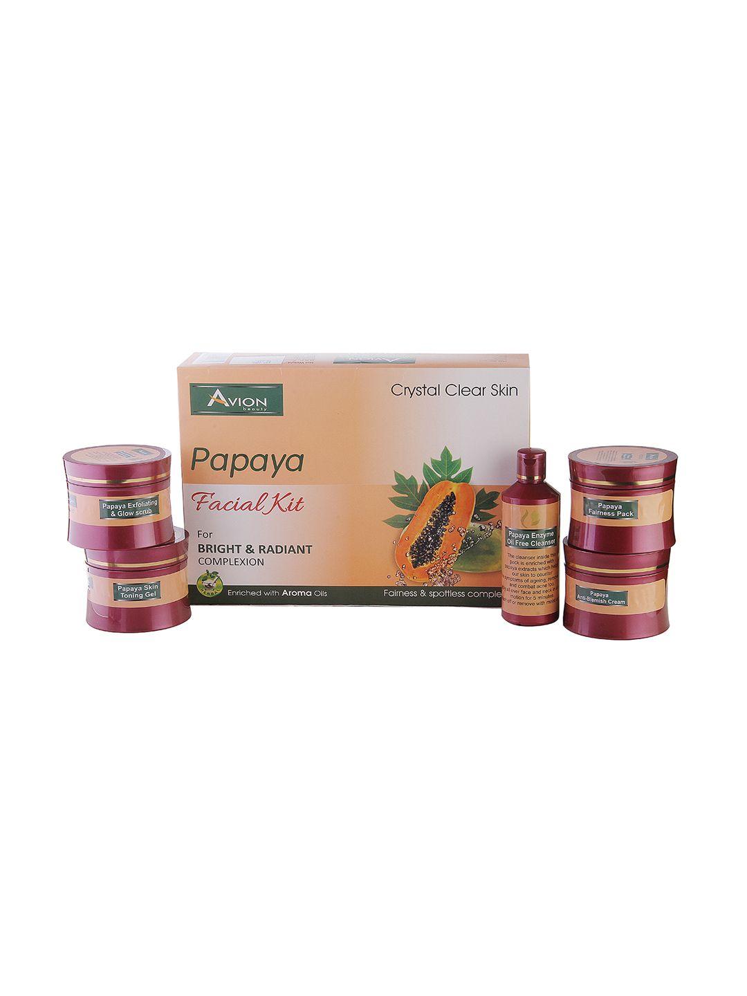 avion orange papaya facial kit 500 gm