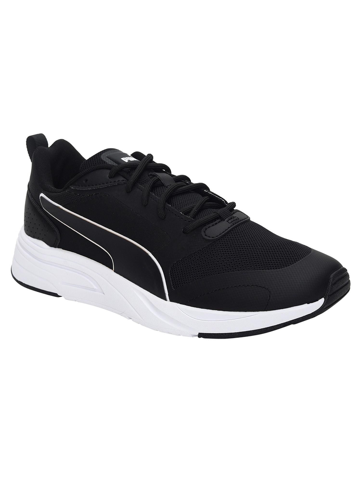 avionic unisex black running shoes