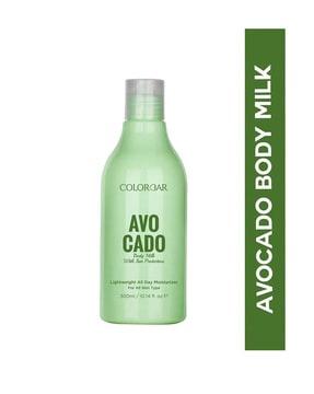avocado body milk with sun protection lightweight moisturiser