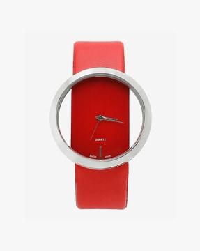 aw22-hswc1002 analogue watch with leather strap