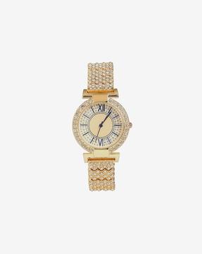 aw23-hswc1132 analogue watch with stainless steel strap