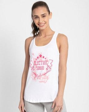 aw52 super combed cotton racerback styled tank top