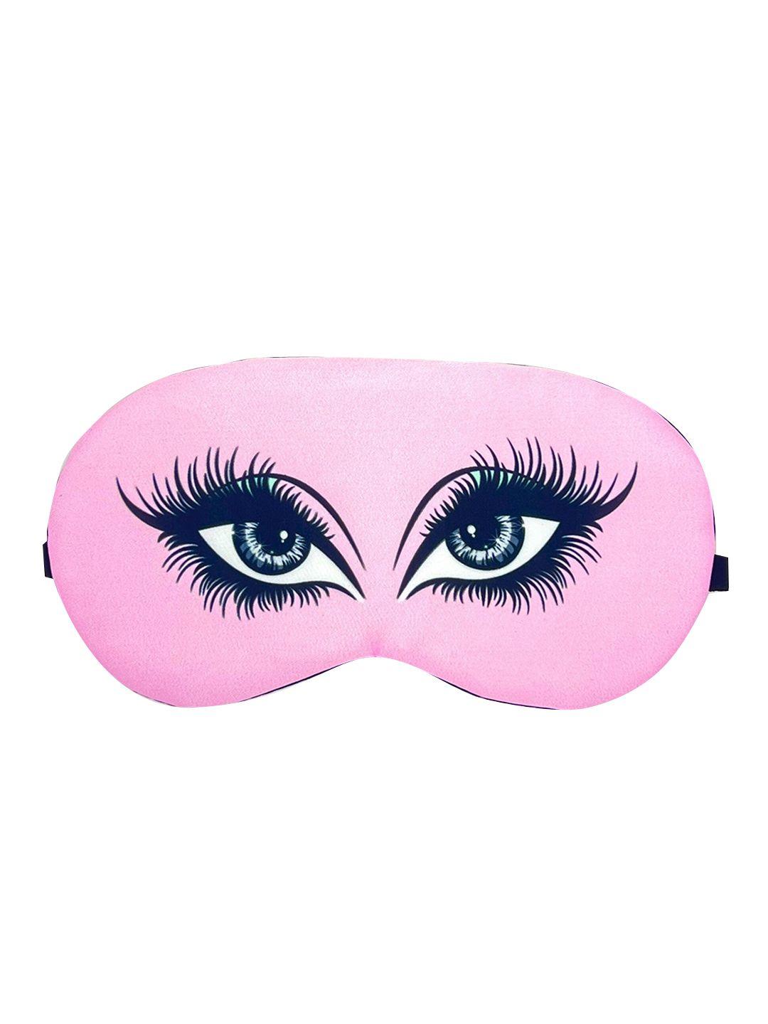 awestuffs pink printed eye mask