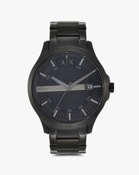 ax2104 analogue watch with stainless steel strap