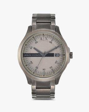 ax2194 analogue wrist watch with metallic strap