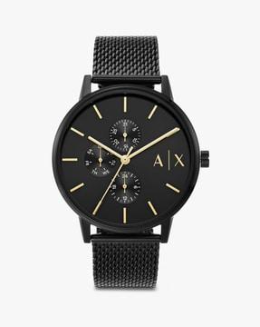 ax2716 analogue watch with stainless steel strap