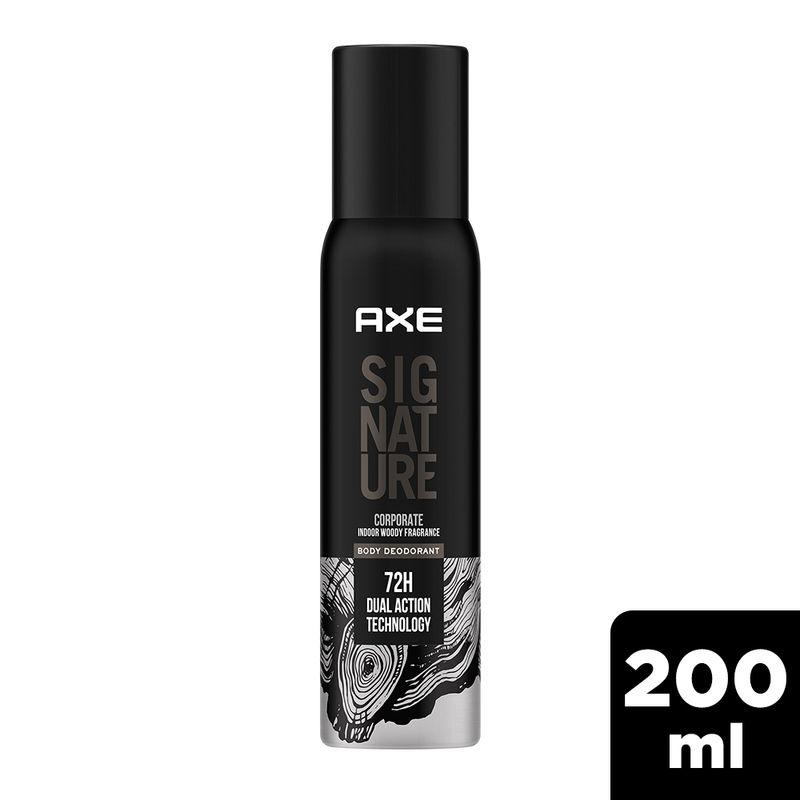 axe signature corporate long lasting no gas body deodorant for men