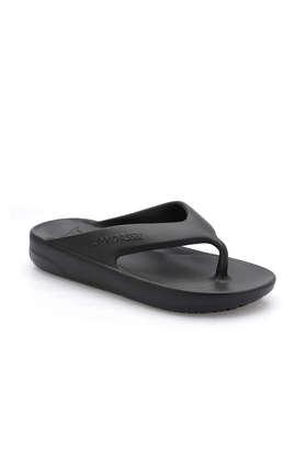 axel eva slip-on men's flip-flops - black