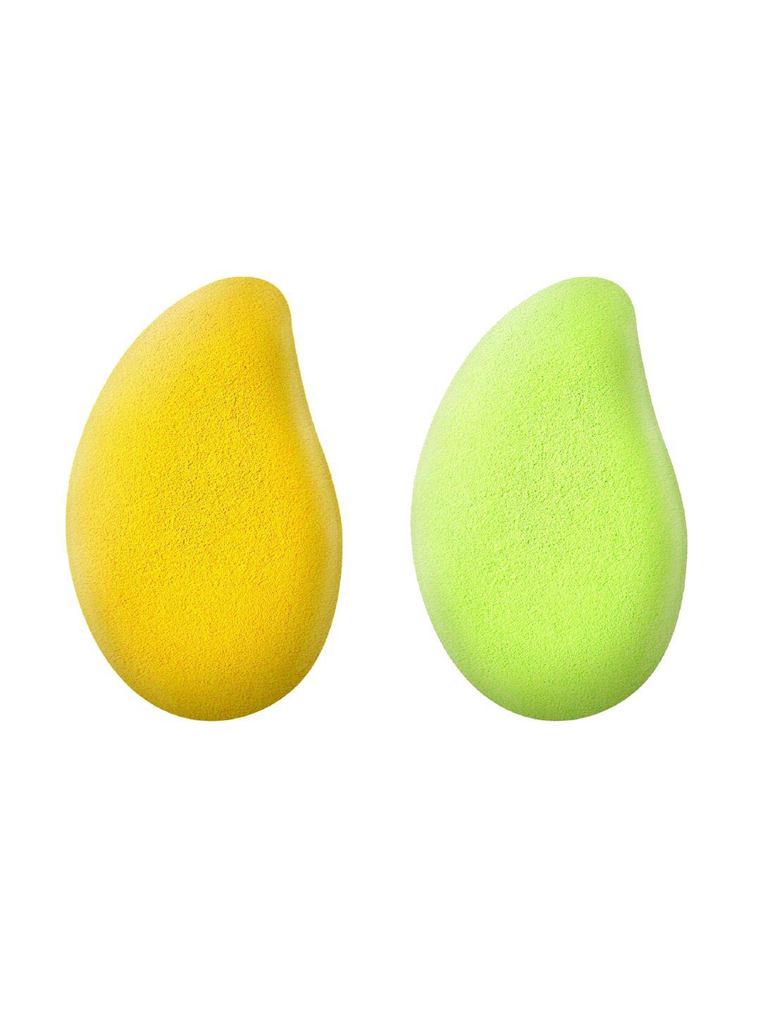 ay set of 2 mango shape makeup sponge puff