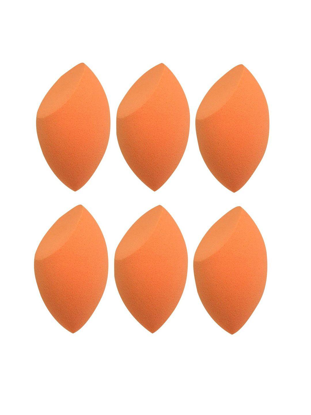 ay set of 6 assorted cut shape makeup sponge puff