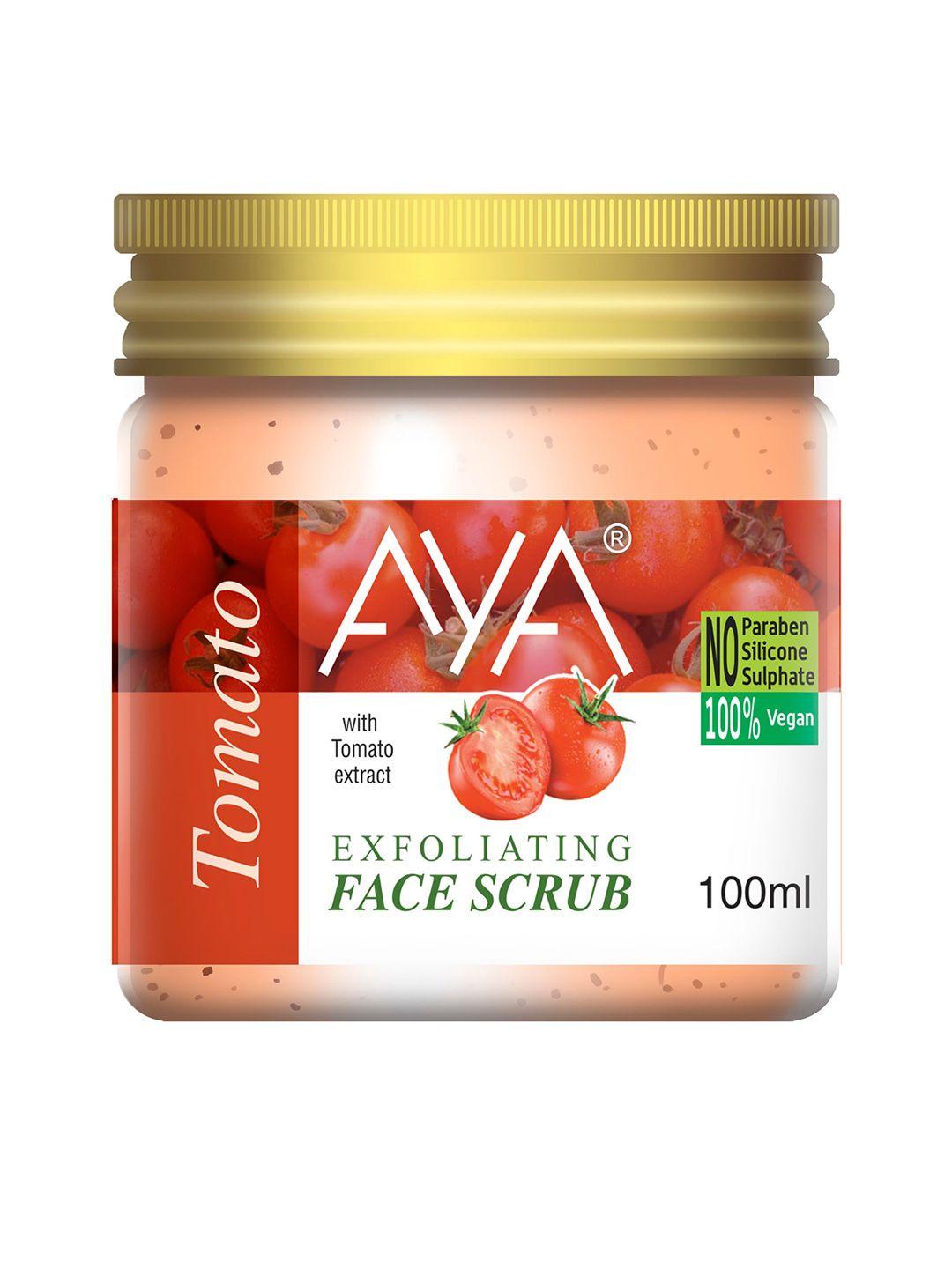 aya tomato exfoliating face scrub 100 ml