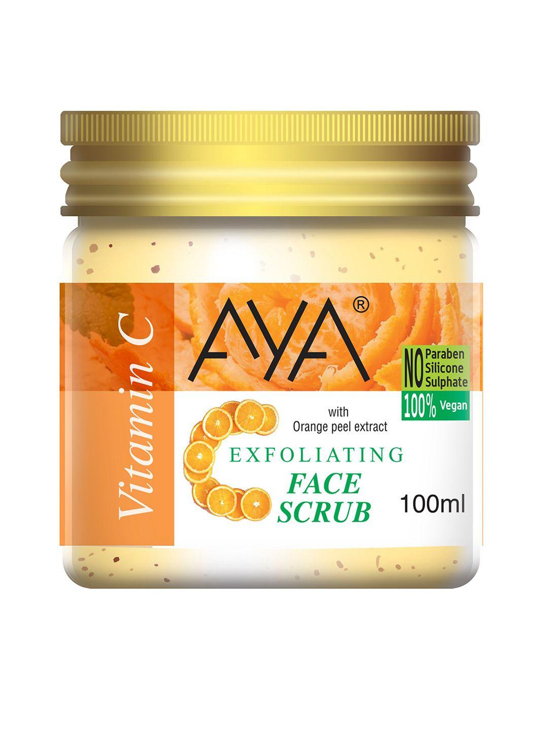 aya vitamin c exfoliating face scrub 100 ml