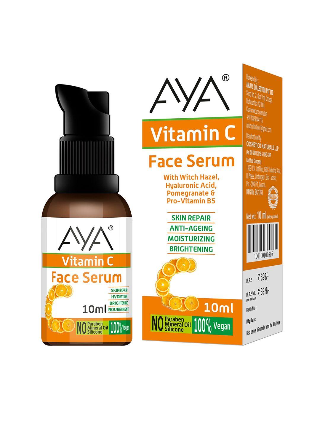 aya vitamin c face serum moisturizing and brightening 10ml