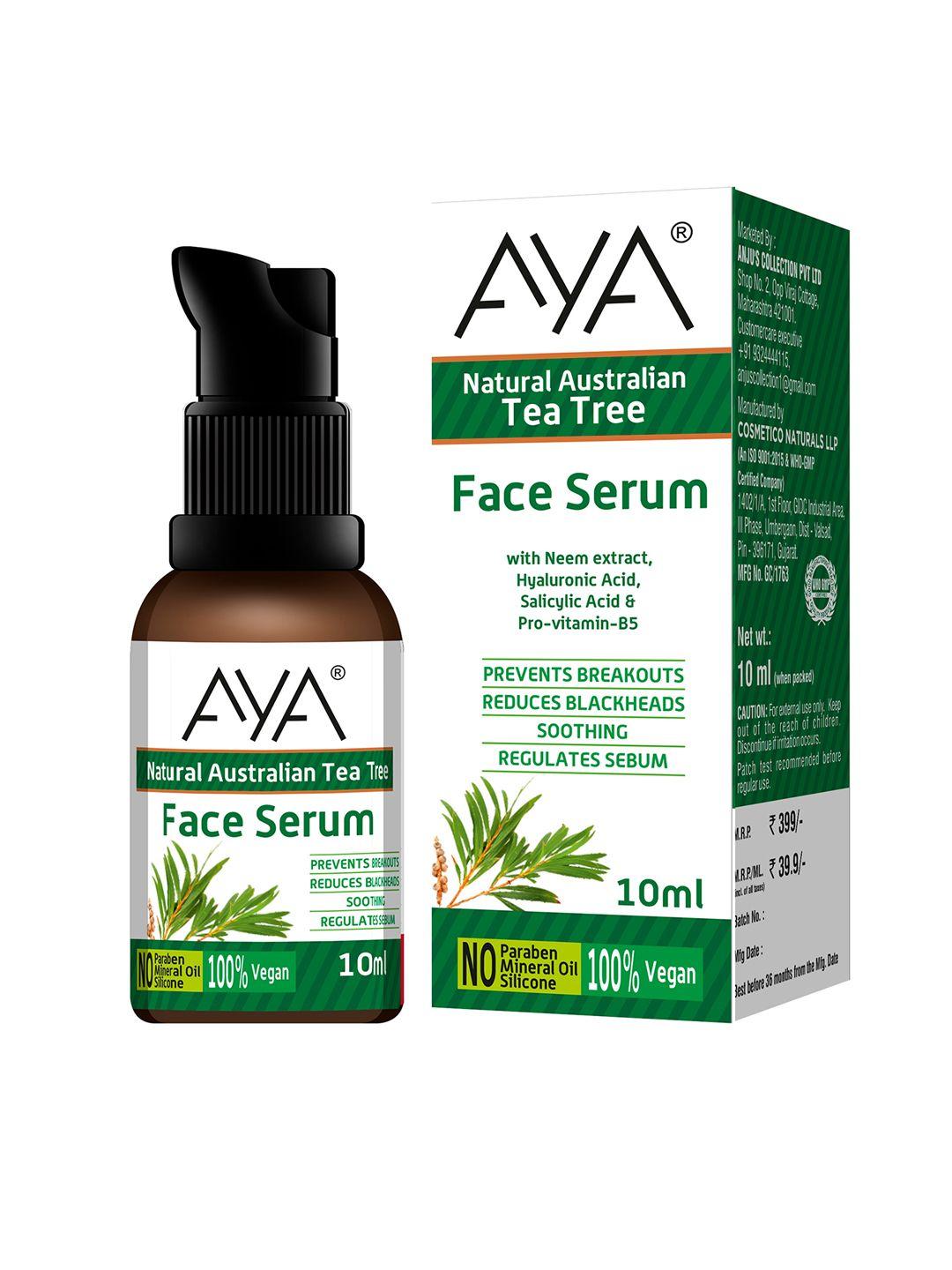 aya australian tea tree face serum 10 ml