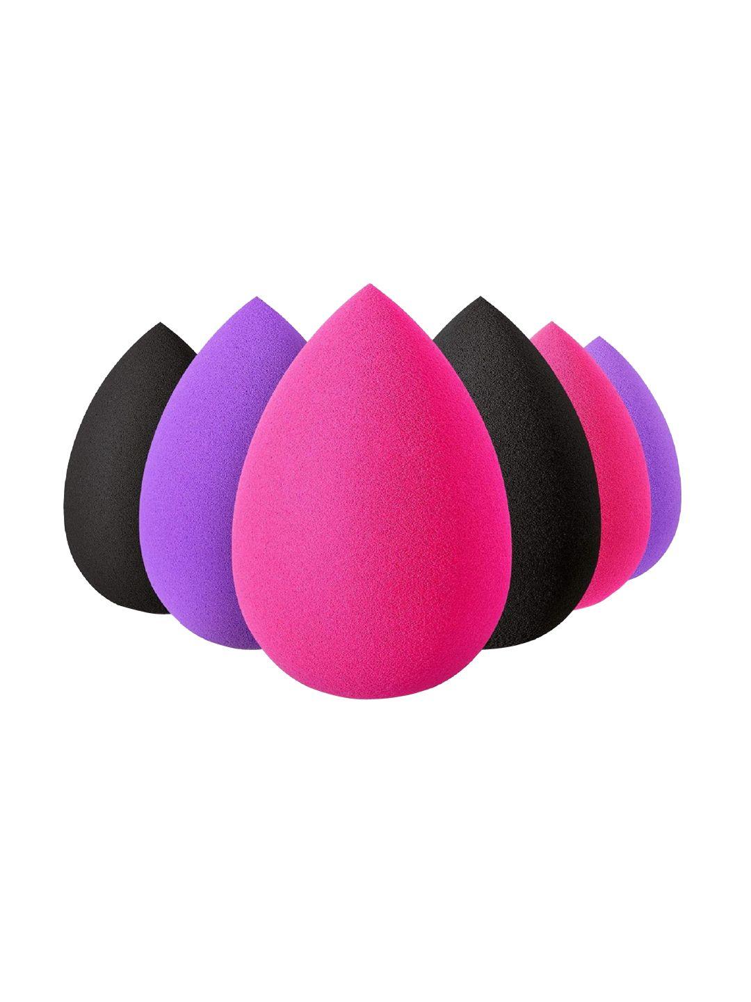 aya set of 5 assorted makeup sponge puff