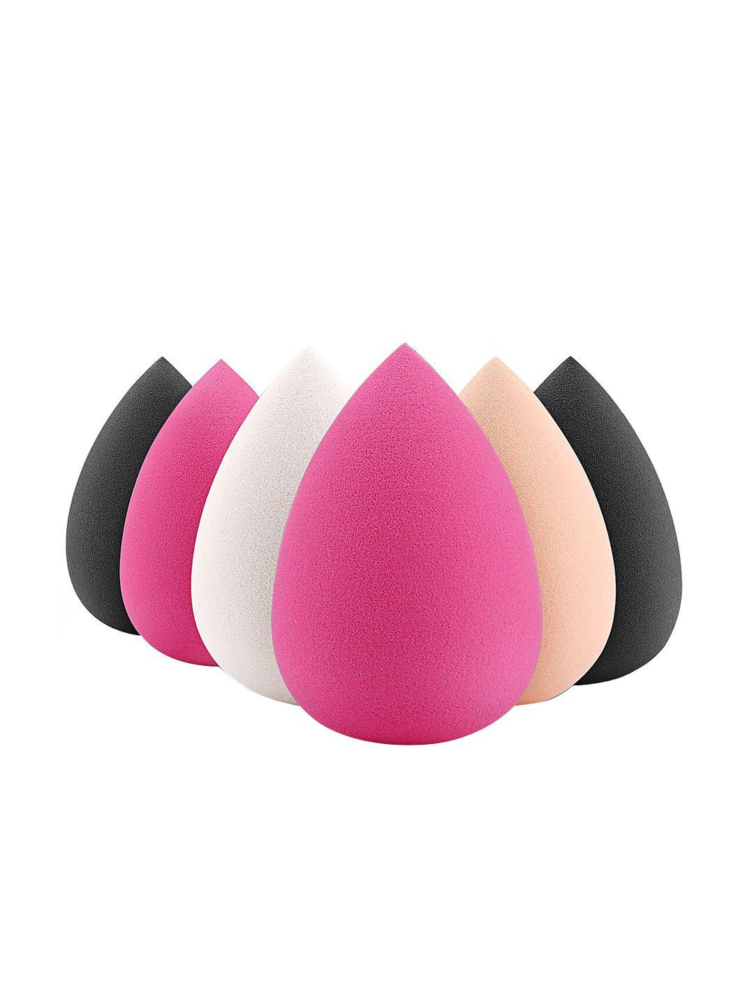 aya set of 6 assorted makeup sponge