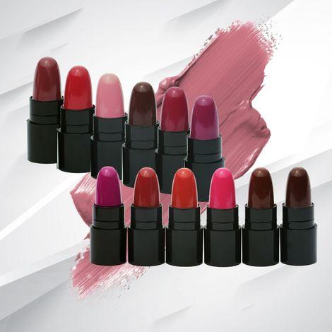 aya super matte mini lipstick - set of 12, set b