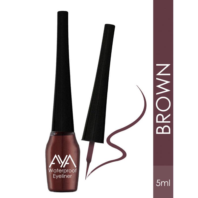 aya waterproof eyeliner - brown