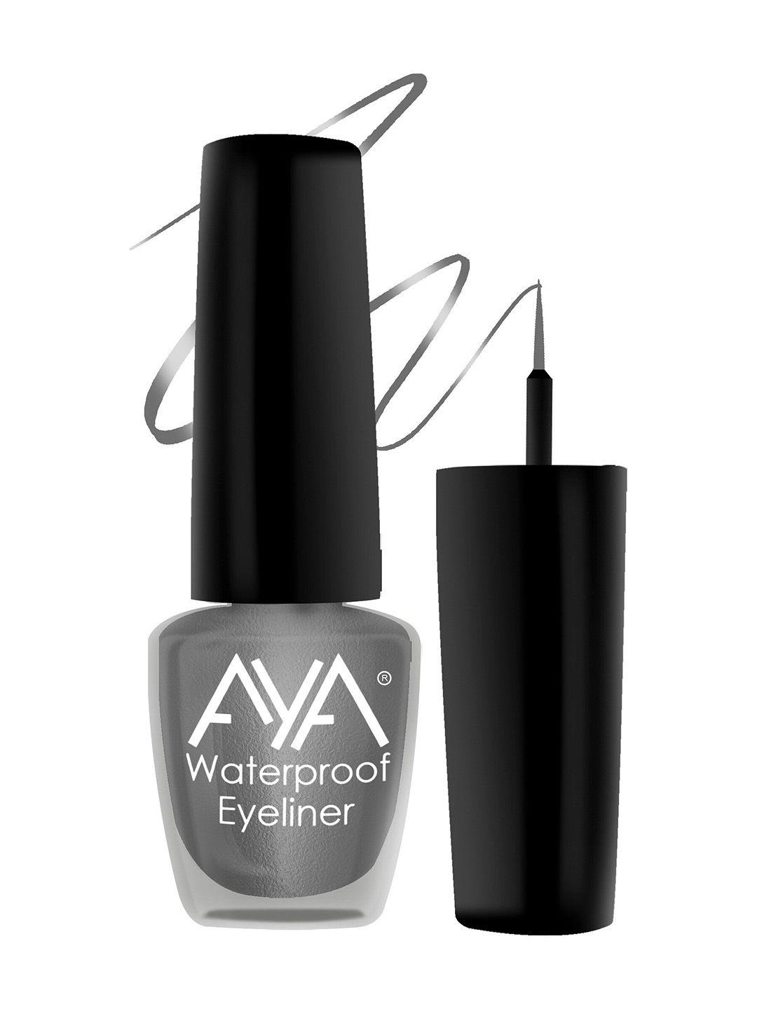 aya waterproof eyeliner 5 ml - metallic grey