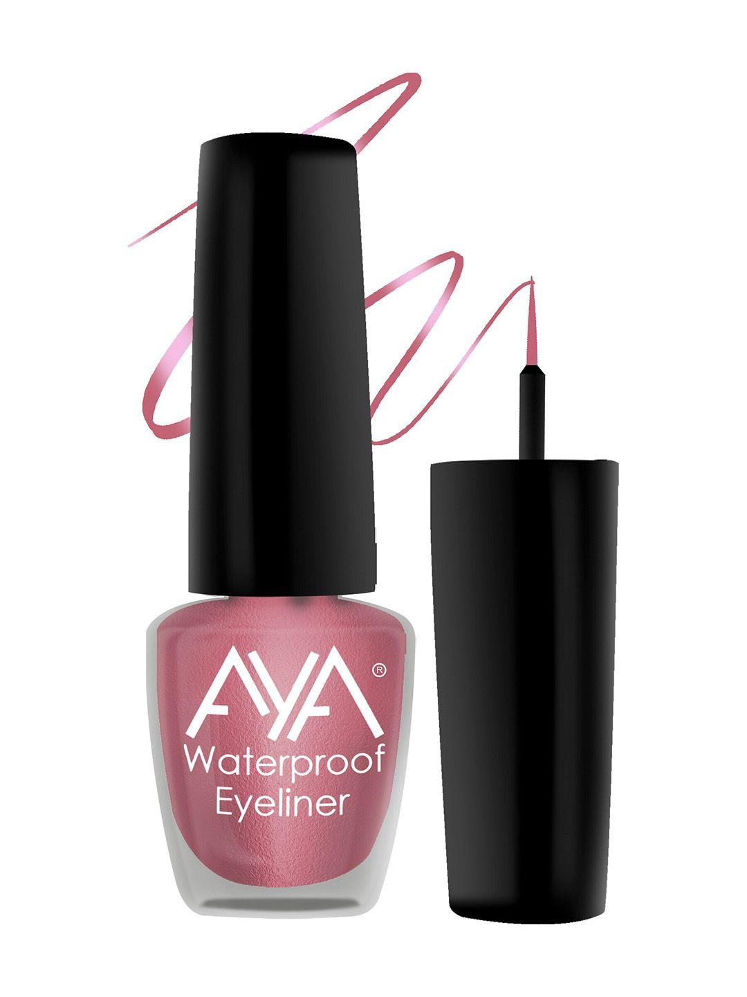 aya waterproof eyeliner 5 ml - metallic pink