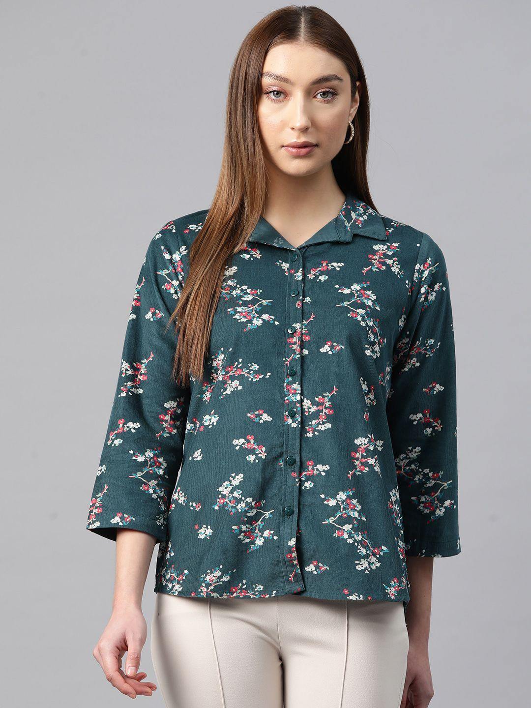 ayaany women floral printed casual shirt