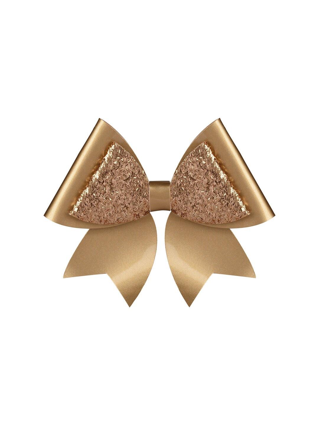 aye candy girls gold-toned & embellished sailor bow hair clip