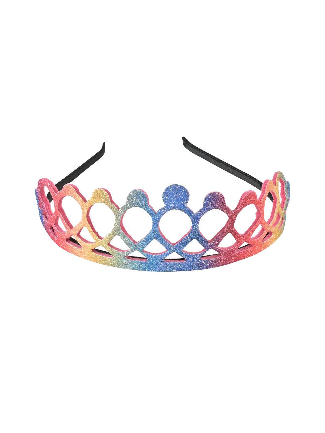aye candy girls rainbow princess crown hairband