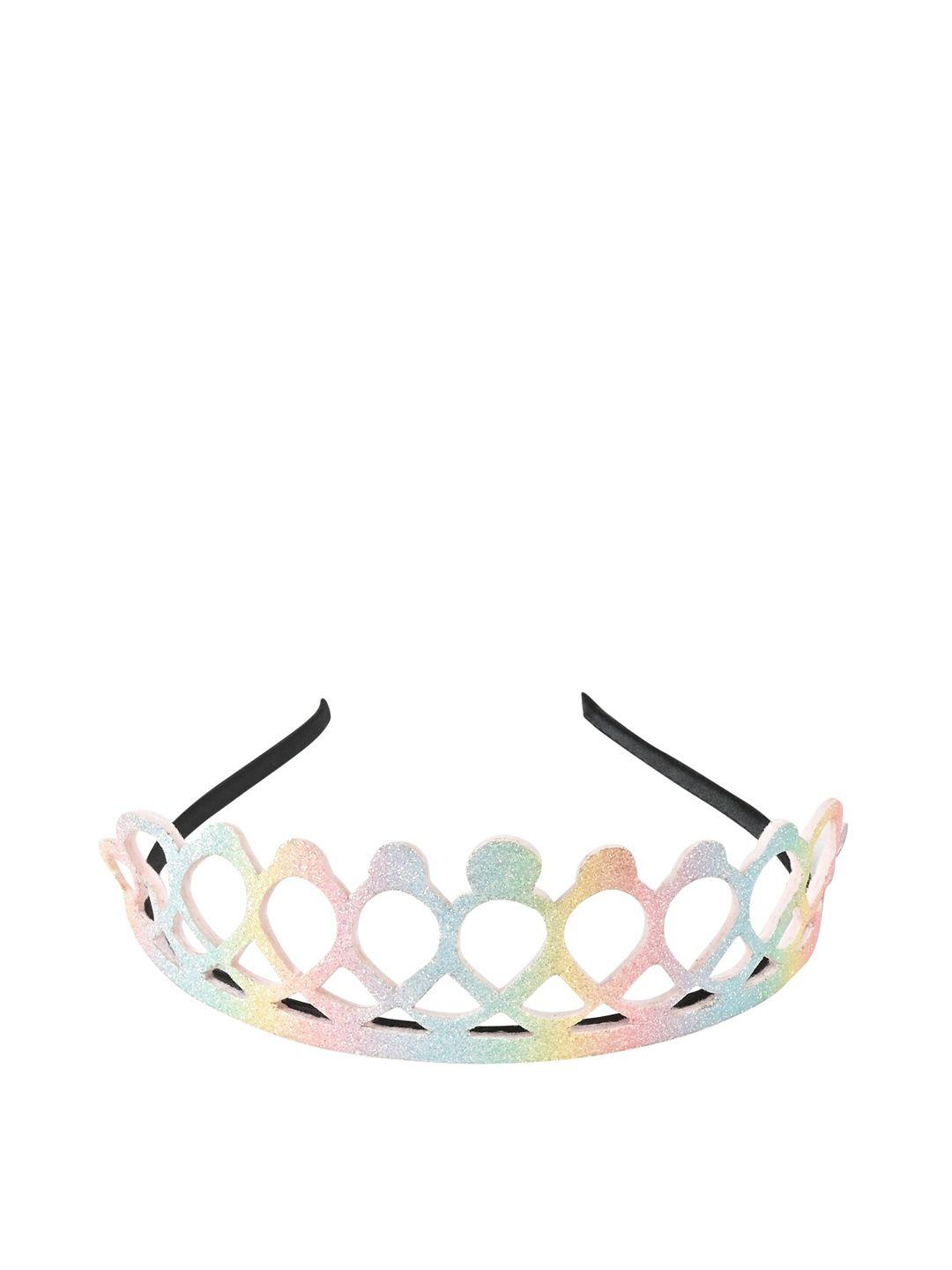 aye candy girls rainbow princess crown hairband