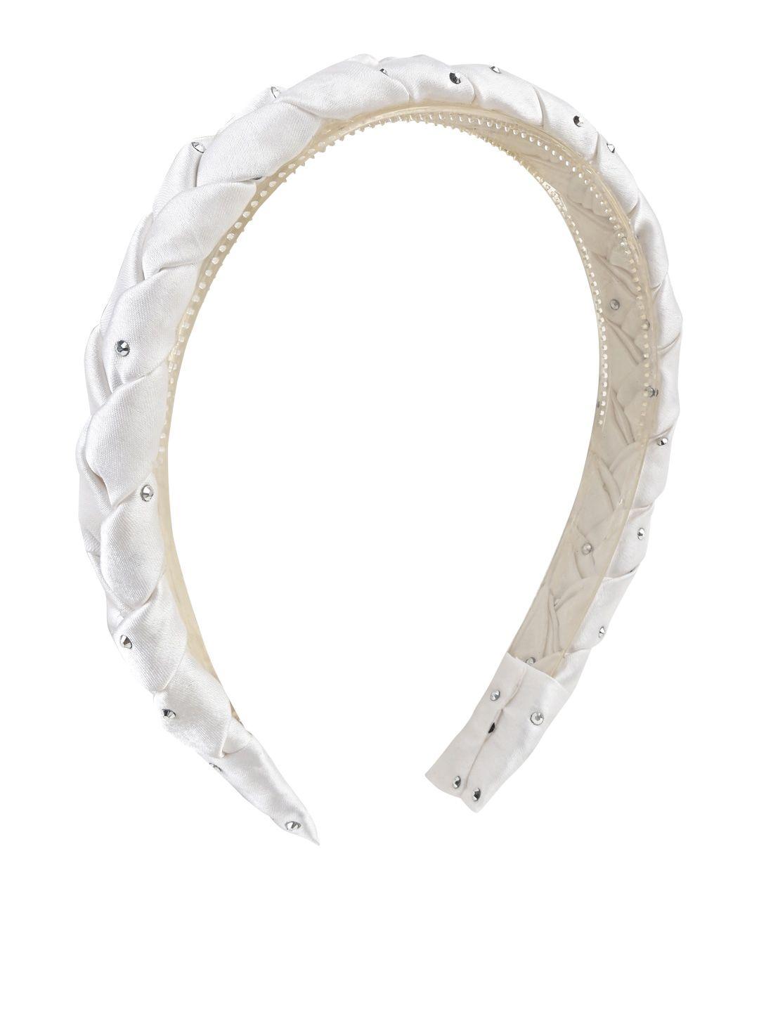 aye candy girls embellished braid hairband