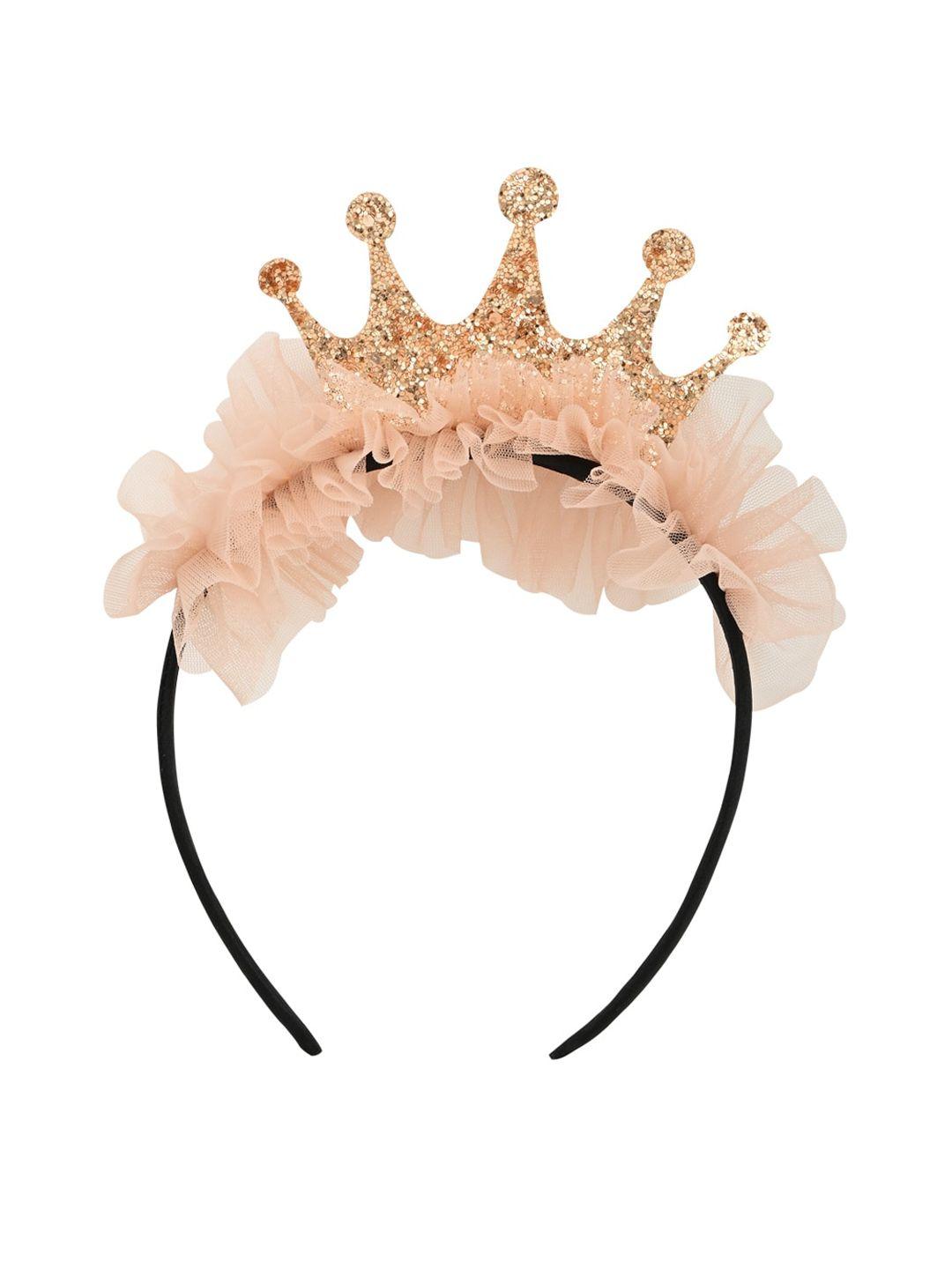 aye candy girls embellished crown hairband with butterfly magic wand