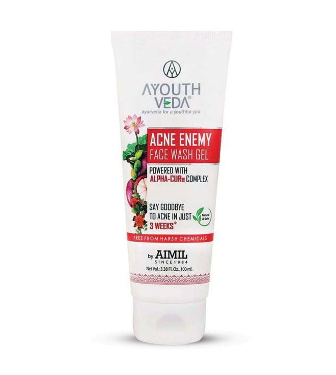 ayouthveda acne enemy face wash gel - 100 ml