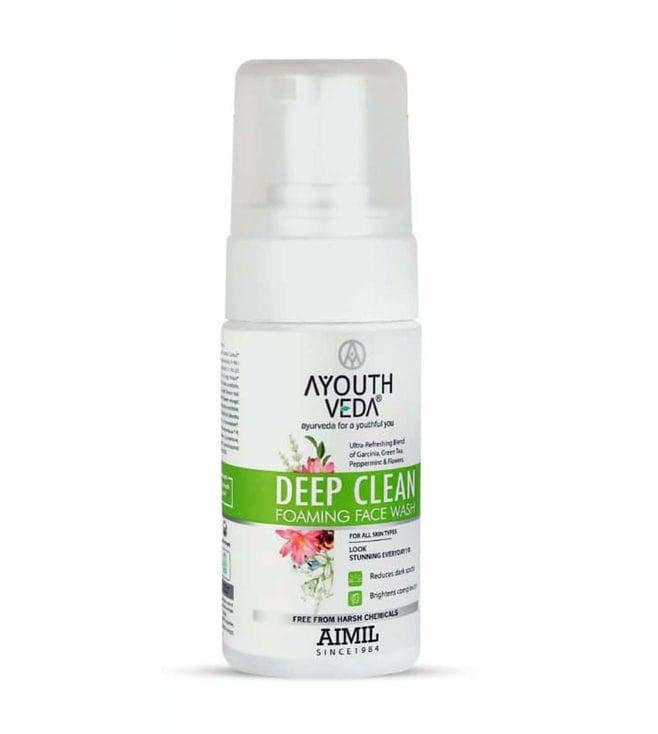 ayouthveda deep clean foaming face wash - 100 ml