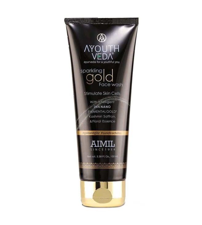 ayouthveda sparkling gold face wash - 100 ml