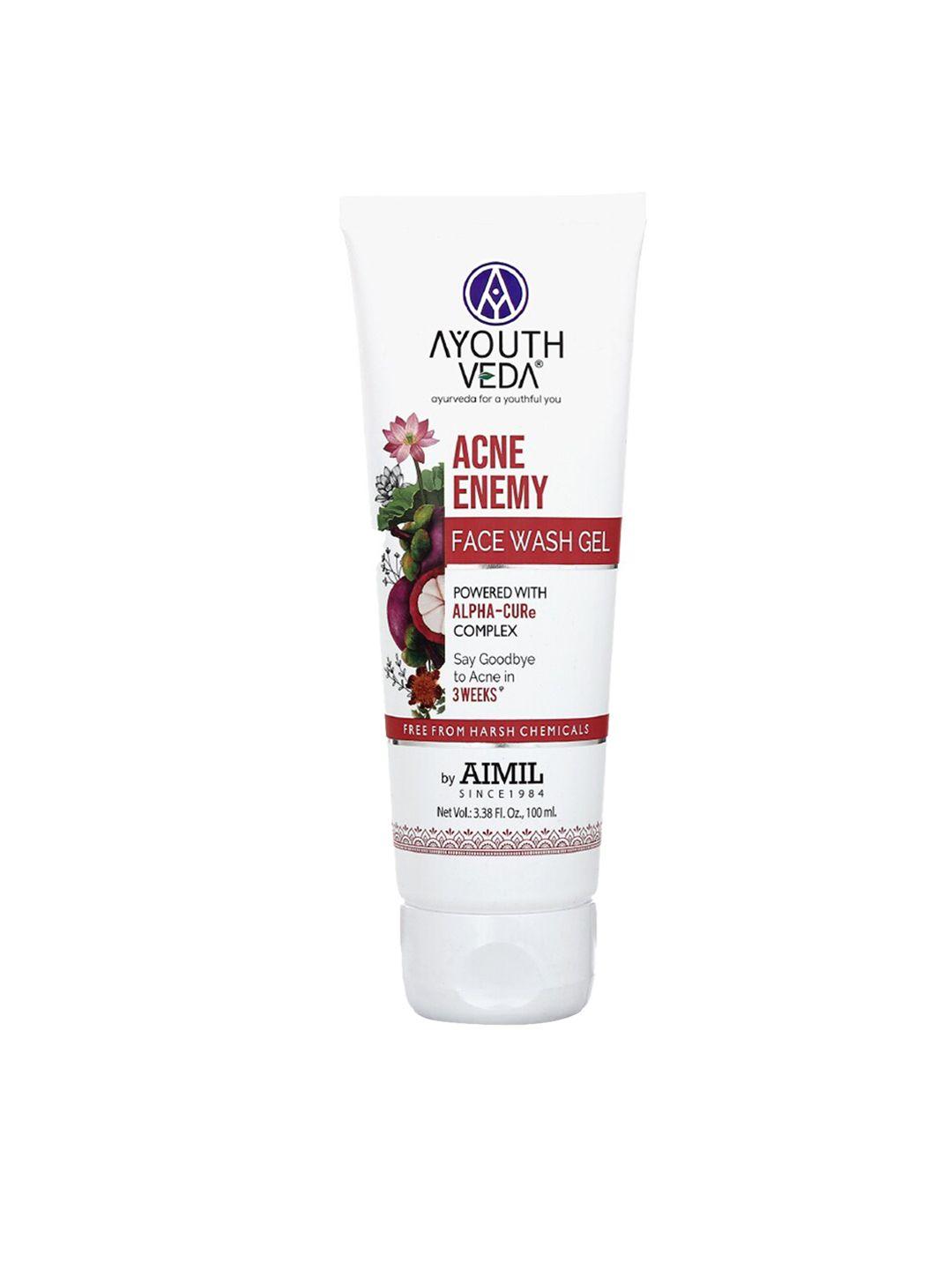 ayouthveda acne enemy face wash gel 100ml