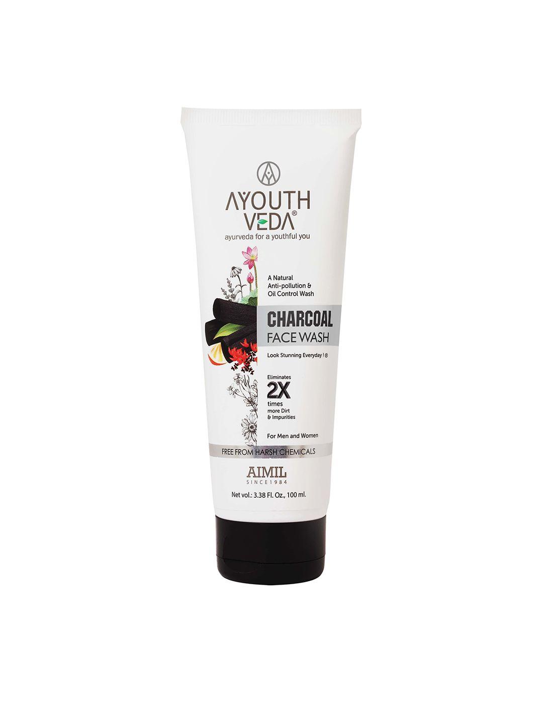 ayouthveda charcoal face wash 100 ml