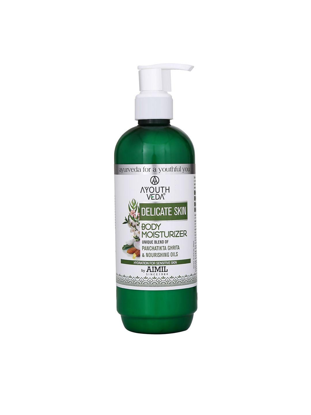 ayouthveda delicate skin moisturising body lotion for sensitive skin 300 ml