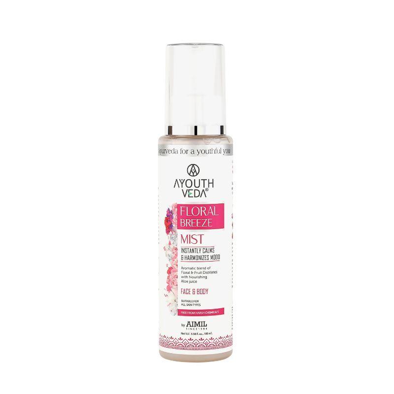 ayouthveda floral breeze mist to keep your skin hydrated all day