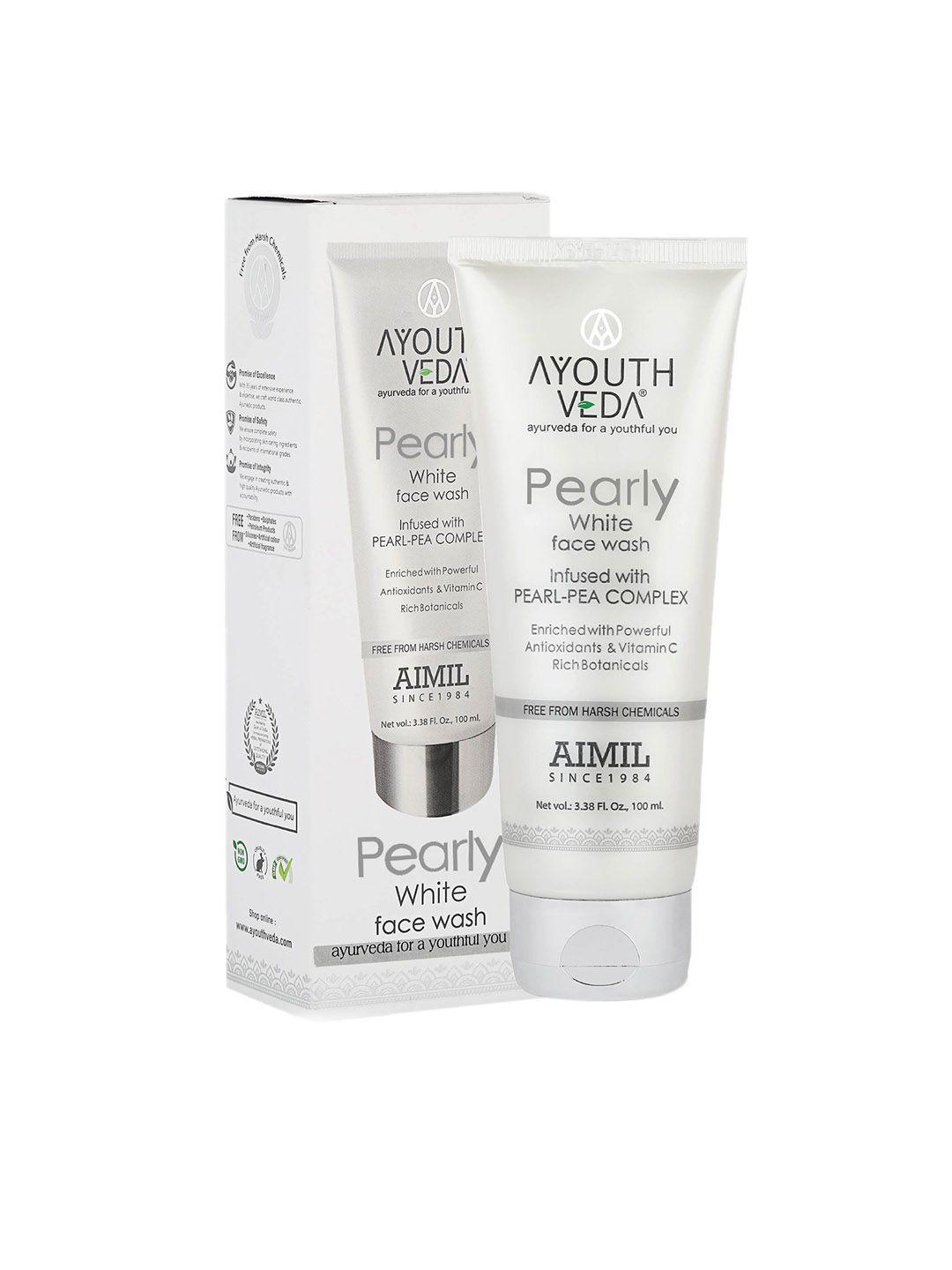 ayouthveda pearly white face wash-100ml