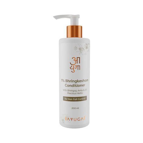 ayuga 1% bhringkesham conditioner with bhringraj & amla for hairfall control 200ml