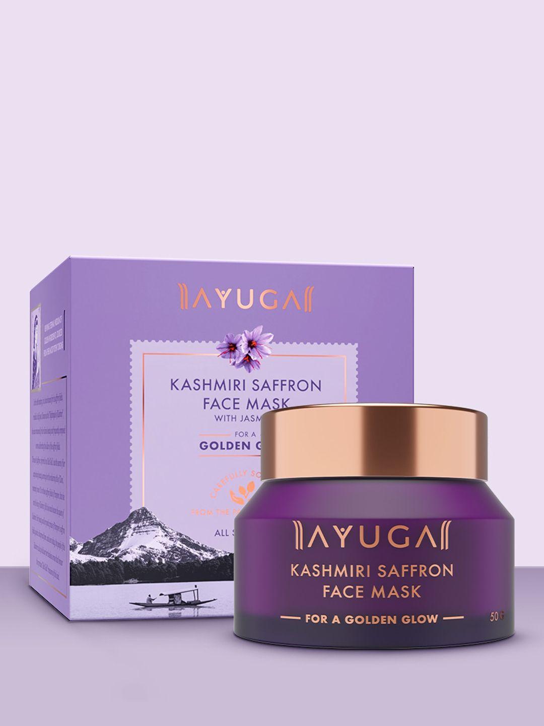 ayuga kashmiri saffron face mask with jasmine - 50g