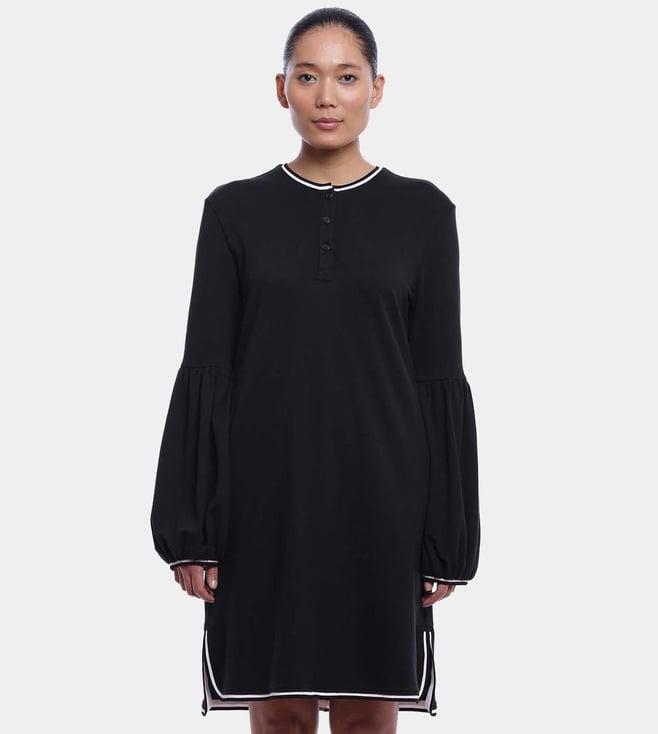 ayurganic black bodil dress