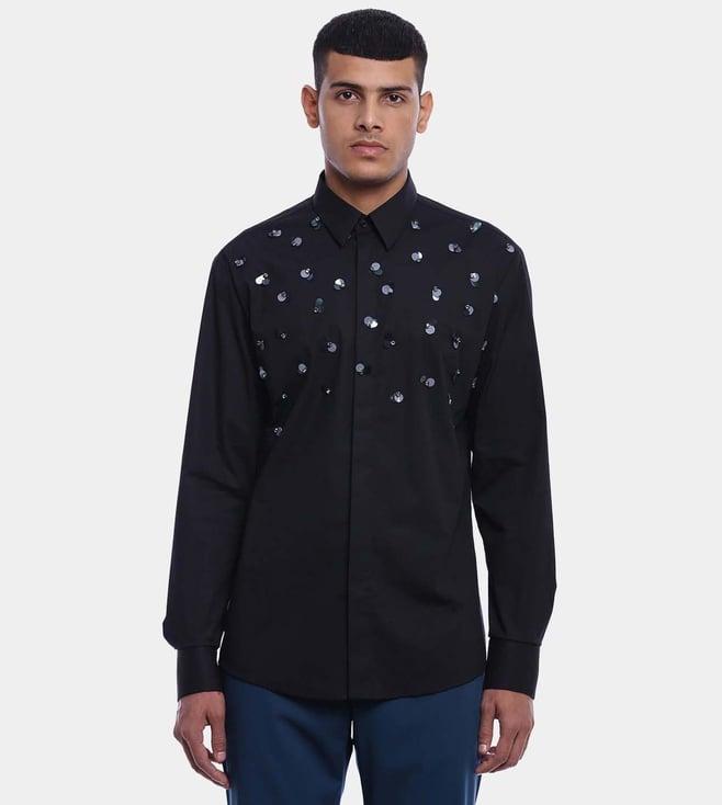 ayurganic black dennis shirt