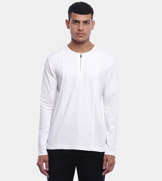 ayurganic white leif shirt