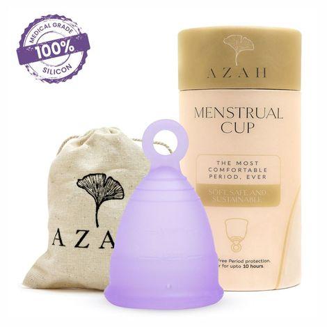 azah odour & rash free menstrual cup for women (size medium)