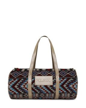 aztec pattern duffle bag